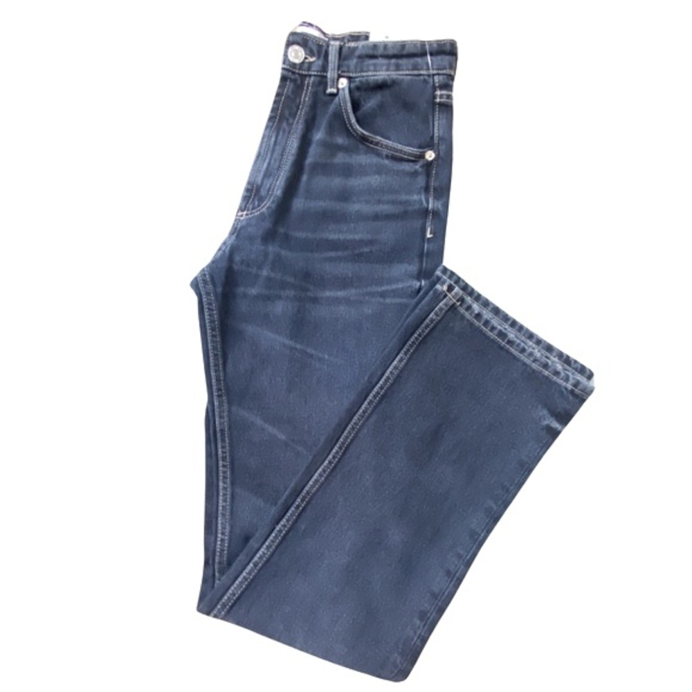 NWT**Zara High Waste Dark Blue Flare Jeans~ Style 07/10~ Size 6